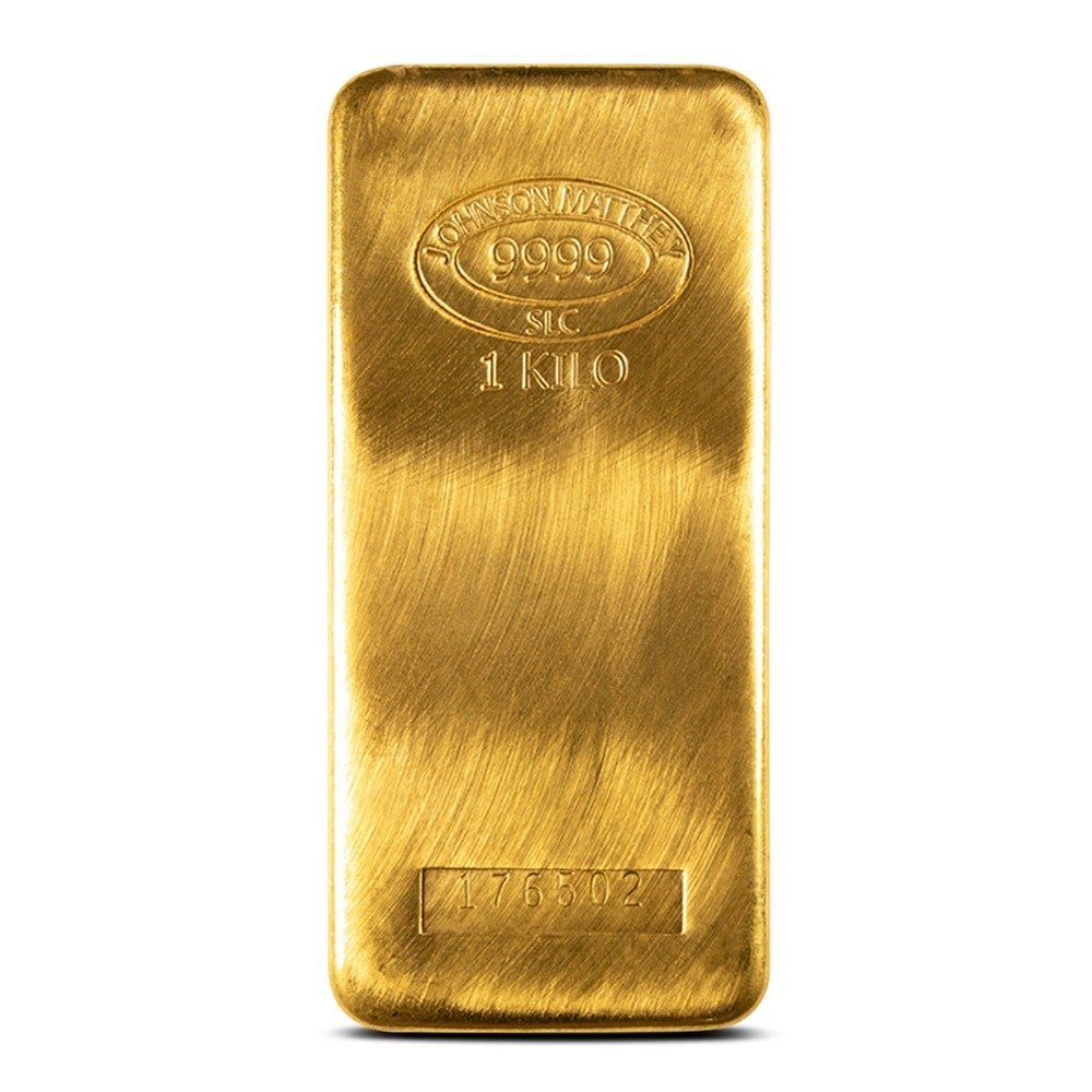 1 Kilo Johnson Matthey Gold Bar
