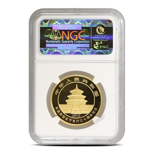 Buy 1 oz Chinese Gold Panda Coin MS70 (Random Year, Varied Label, PCGS or NGC) - Image 2