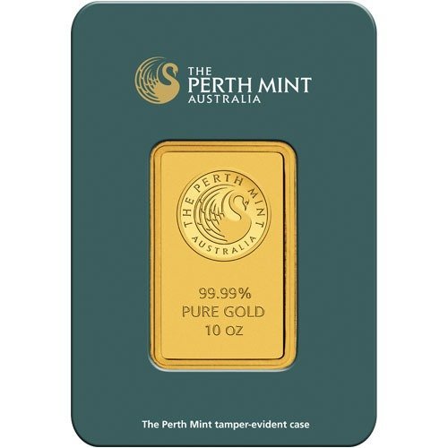10 oz Perth Mint Gold Bar For Sale