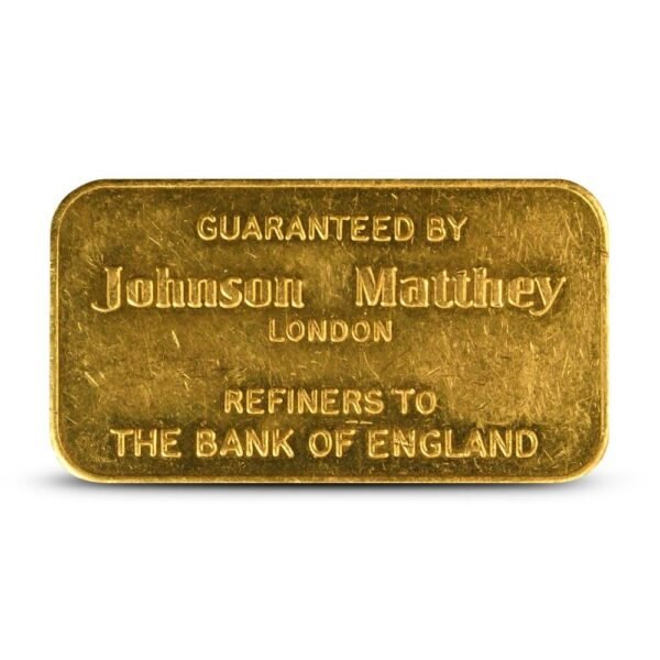 100 Gram Johnson Matthey Pressed Gold Bar - Image 2