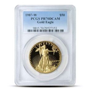 1987-W 1 oz Proof American Gold Eagle Coin - A Collector's Gem
