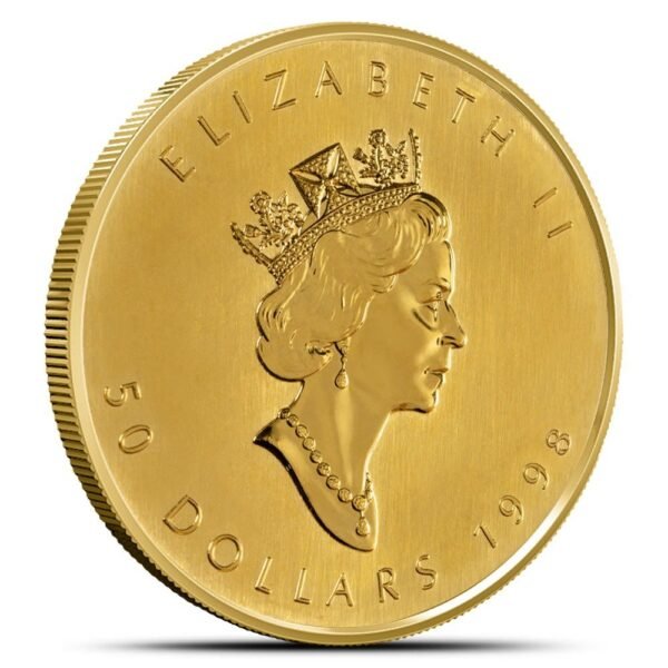 1998 1 oz Canadian Gold Maple Leaf Coin - Image 2