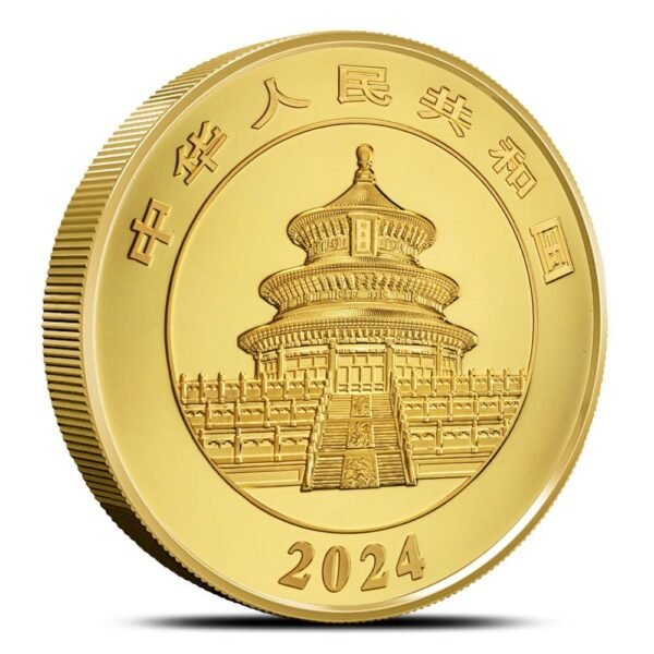 2024 100 Gram Proof Chinese Gold Panda Coin - Image 2