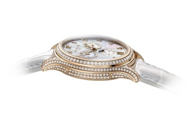 Buy Patek Philippe 4948R-001 Complications Annual Calendar Moon Phases White MOP Dial 38mm Diamond Bezel - Image 8