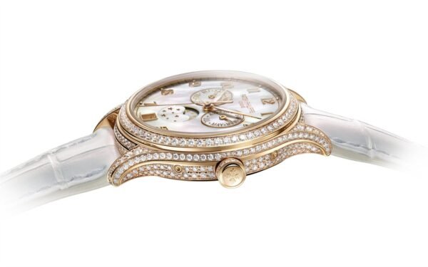 Buy Patek Philippe 4948R-001 Complications Annual Calendar Moon Phases White MOP Dial 38mm Diamond Bezel - Image 3