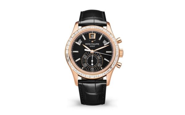 Buy Patek Philippe 5961R-010 Complications Chronograph Annual Calendar Rose Gold Diamond Set Blue Dial - Image 8