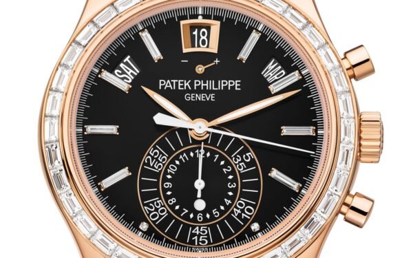 Buy Patek Philippe 5961R-010 Complications Chronograph Annual Calendar Rose Gold Diamond Set Blue Dial - Image 2