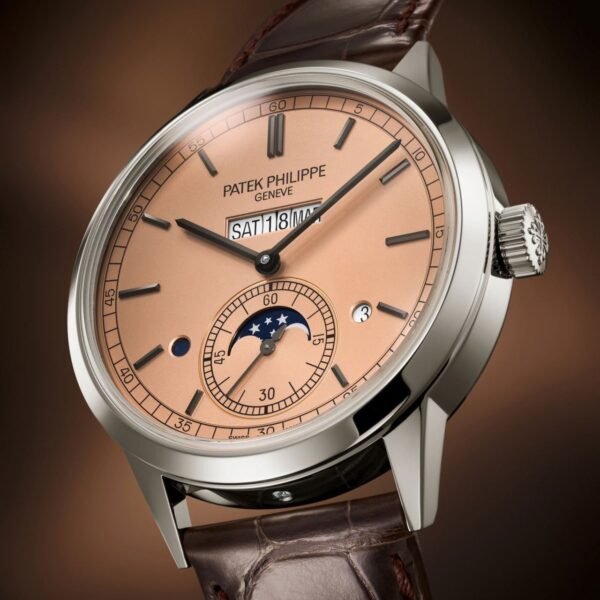 Buy Patek Philippe 5236P-010 Grand Complications In-Line Perpetual Calendar Platinum Salmon Dial - Image 8