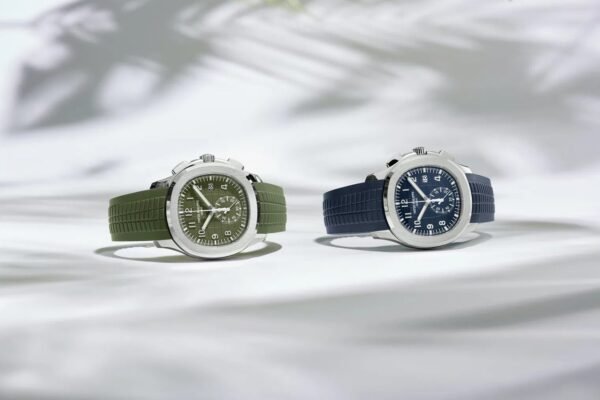 Buy Patek Philippe 5968G-001 Aquanaut Chronograph White Gold Blue Dial - Image 10