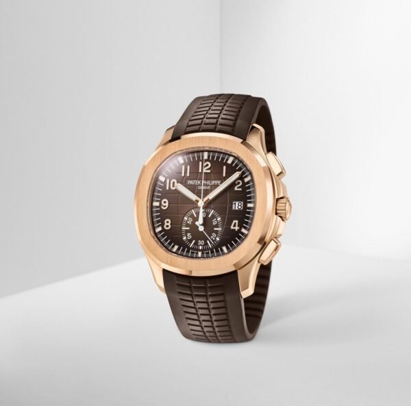 Buy Patek Philippe 5968R-001 Aquanaut Chronograph Rose Gold Brown Dial - Image 12