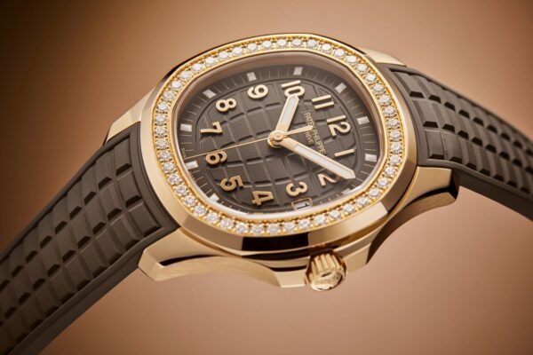 Buy Patek Philippe 5268/200R-010 Aquanaut Luce Rose Gold Taupe Grey-Brown Dial Diamond Bezel - Image 2