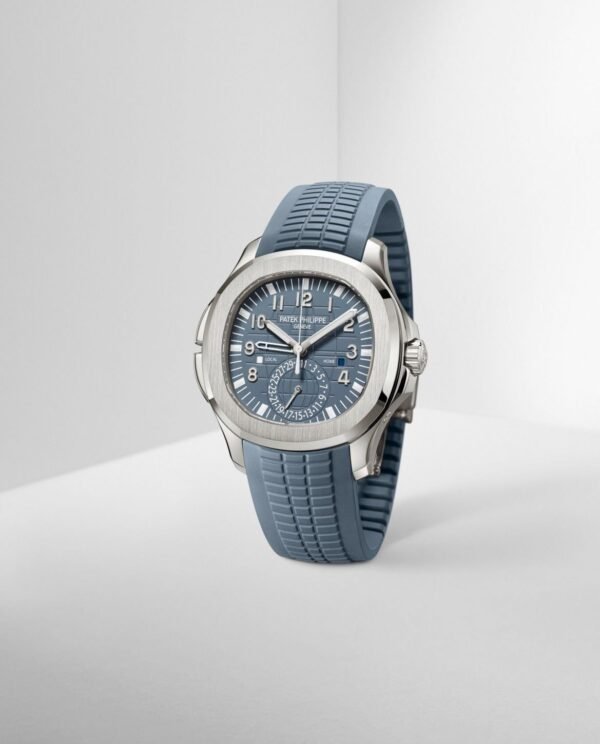 Patek Philippe 5164G-001 Aquanaut Travel Time White Gold Blue-Gray Dial - Image 11