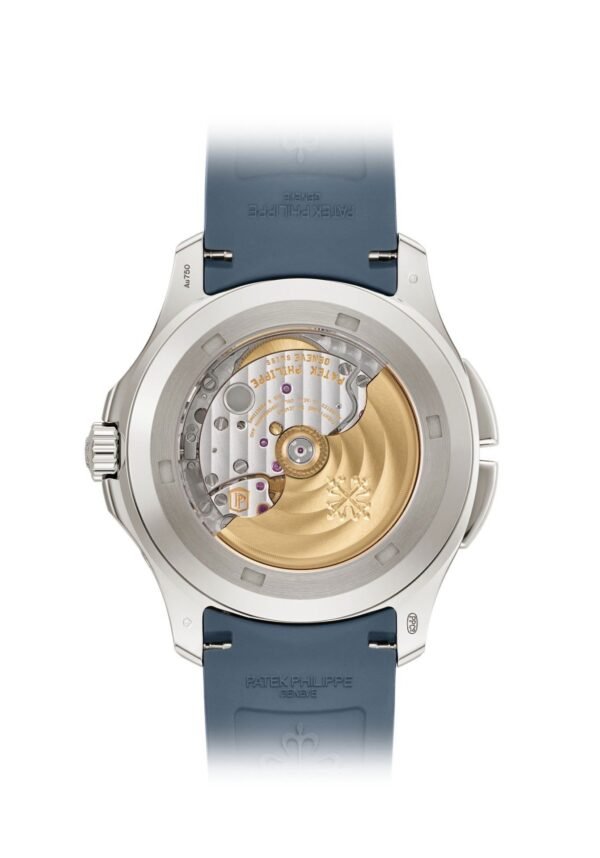 Patek Philippe 5164G-001 Aquanaut Travel Time White Gold Blue-Gray Dial - Image 5