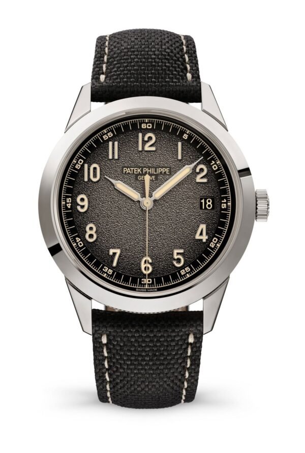 Buy Patek Philippe 5226G-001 Calatrava White Gold Textured Grey Dial - Image 5