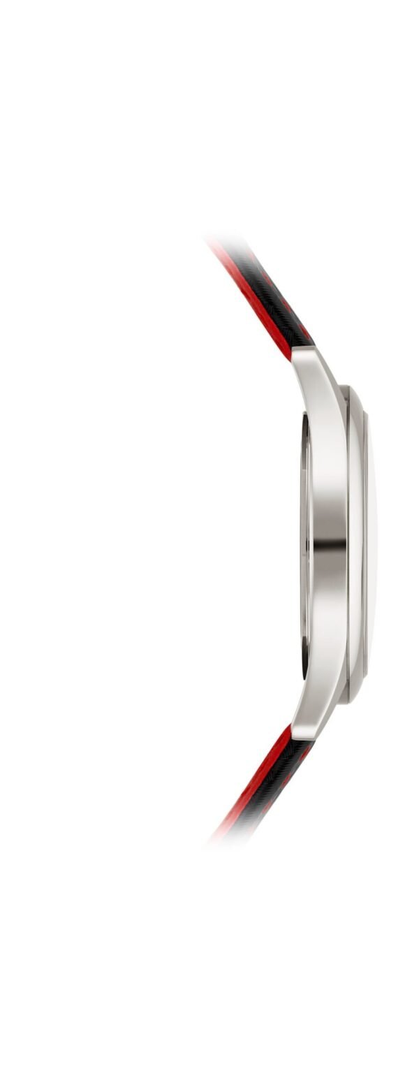 Buy Patek Philippe 6007G-010 Calatrava Date Sweep Seconds White Gold Black Carbon Motif Dial Red - Image 6