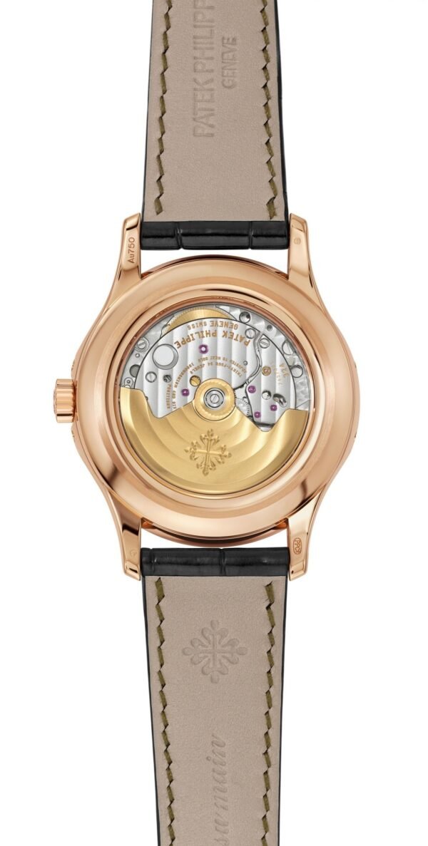 Buy Patek Philippe 5205R-011 Complications Annual Calendar Moon Phases Rose Gold Olive Green Dial - Image 9