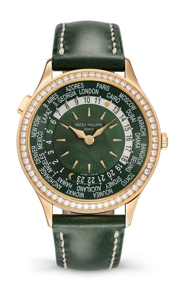 Buy Patek Philippe 7130R-014 Complications World Time Rose Gold Olive Green Dial - Image 11