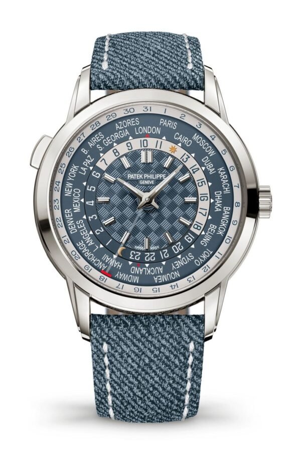 Buy Patek Philippe 5330G-001 Complications World Time Date White Gold Blue-Gray Dial - Image 12
