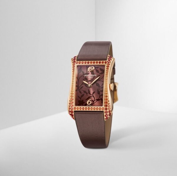 Buy Patek Philippe 4962/200R-001 Gondolo Serata Ladies White Gold Gem Set Bezel Brown Dial Quartz - Image 9