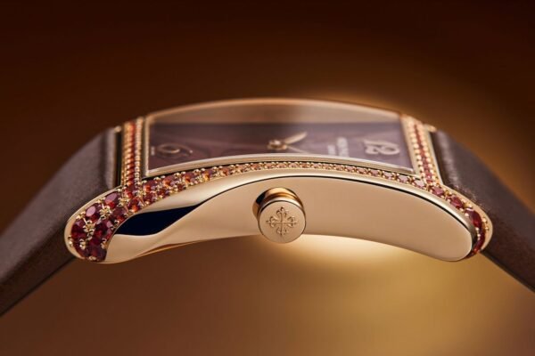 Buy Patek Philippe 4962/200R-001 Gondolo Serata Ladies White Gold Gem Set Bezel Brown Dial Quartz - Image 3