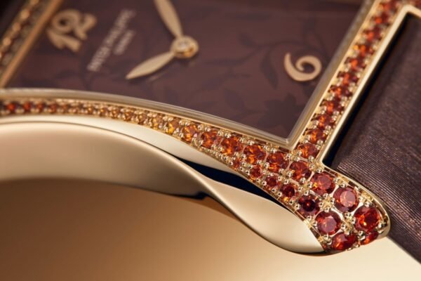 Buy Patek Philippe 4962/200R-001 Gondolo Serata Ladies White Gold Gem Set Bezel Brown Dial Quartz - Image 5