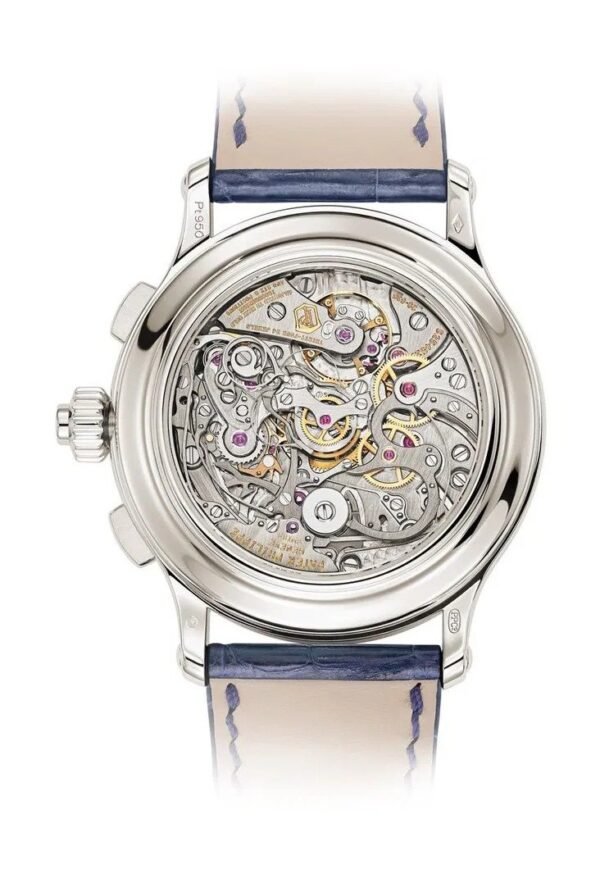 Buy Patek Philippe 5370P-011 Grand Complications Split Seconds Chronograph Platinum Blue Enamel Dial - Image 3