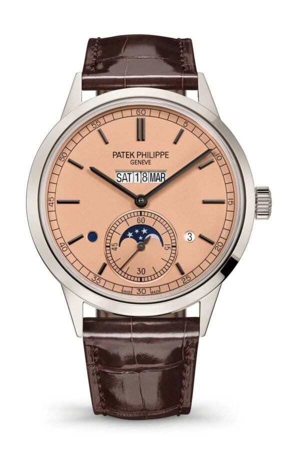 Buy Patek Philippe 5236P-010 Grand Complications In-Line Perpetual Calendar Platinum Salmon Dial - Image 5