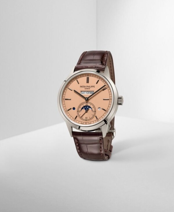 Buy Patek Philippe 5236P-010 Grand Complications In-Line Perpetual Calendar Platinum Salmon Dial - Image 9