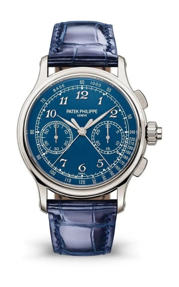 Buy Patek Philippe 5370P-011 Grand Complications Split Seconds Chronograph Platinum Blue Enamel Dial - Image 4