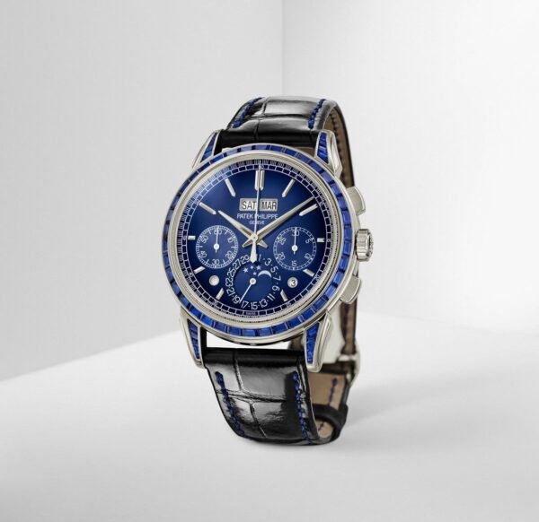 Buy Patek Philippe 5271/11P-010 Grand Complications Chronograph Perpetual Calendar Platinum Sapphire Set Blue Dial - BRAND NEW - Image 3