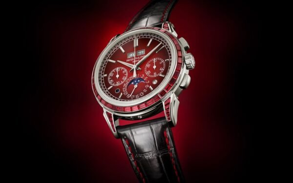 Buy Patek Philippe 5271/12P-010 Grand Complications Chronograph Perpetual Calendar Platinum Ruby Set Red Dial - BRAND NEW - Image 3