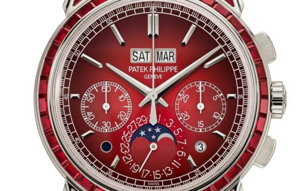 Buy Patek Philippe 5271/12P-010 Grand Complications Chronograph Perpetual Calendar Platinum Ruby Set Red Dial - BRAND NEW - Image 5