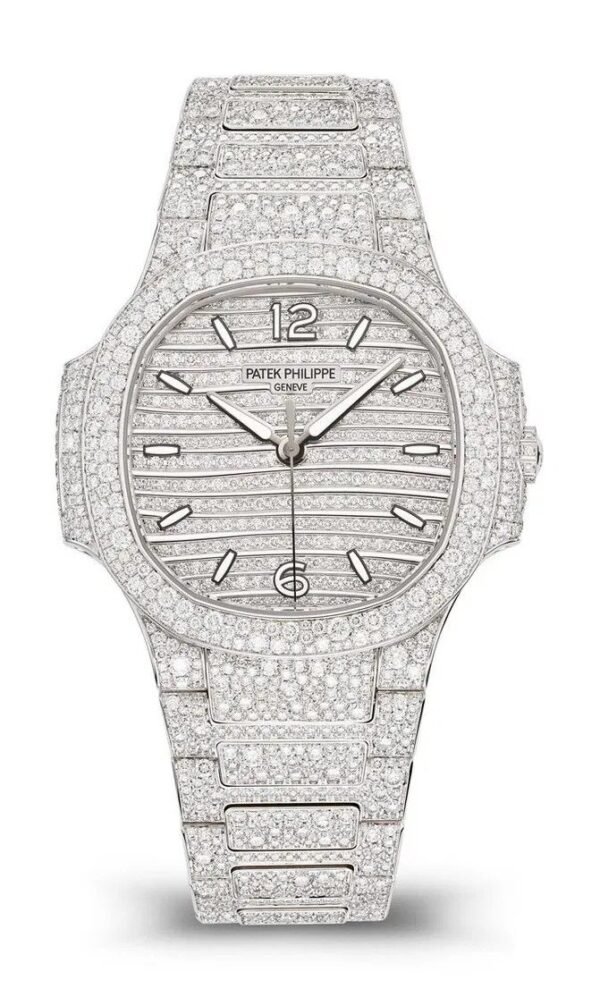 Buy Patek Philippe 7118/1450G-001 Nautilus Ladies White Gold/Diamond Paved