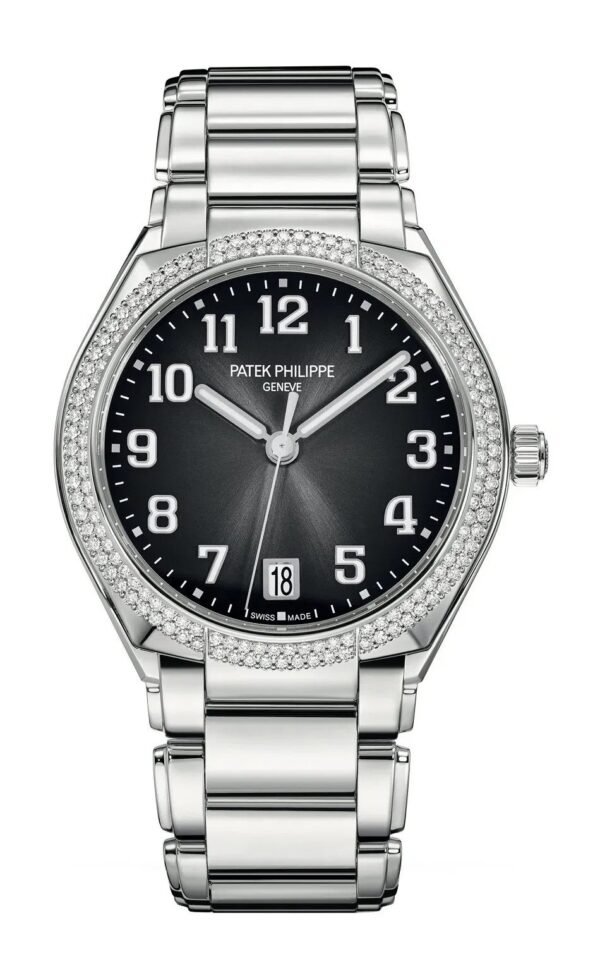 Buy Patek Philippe 7300/1200A-010 Twenty~4 Ladies Stainless Steel Grey Sunburst Dial