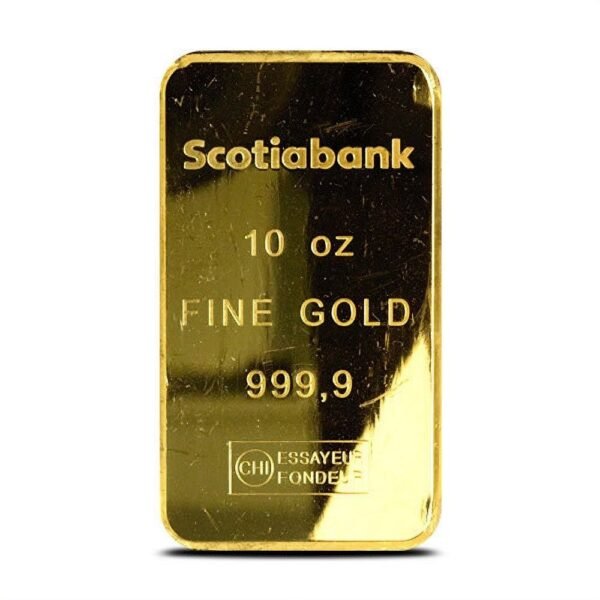 10 oz Scotiabank Gold Bar For Sale (Secondary Market) - Image 2