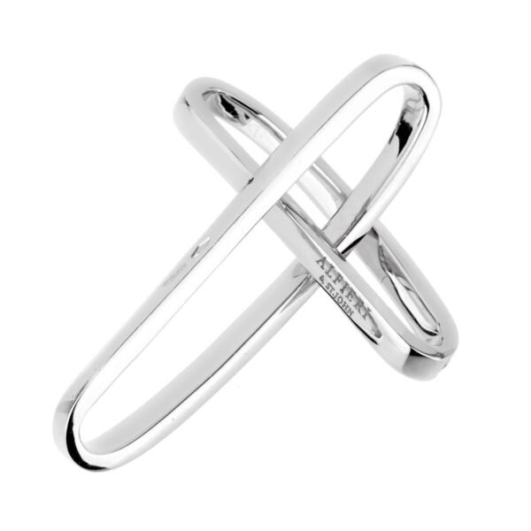 Alfieri St John White Gold Diamond Cross Pendant - Image 3