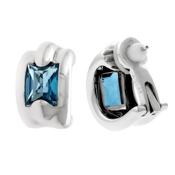 Audemars Piguet Topaz 18k White Gold Earrings - Image 2