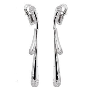 Audemars Piguet White Gold Diamond Drop Earrings