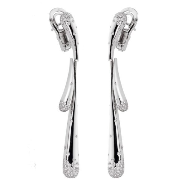 Audemars Piguet White Gold Diamond Drop Earrings