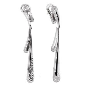 Audemars Piguet White Gold Diamond Drop Earrings