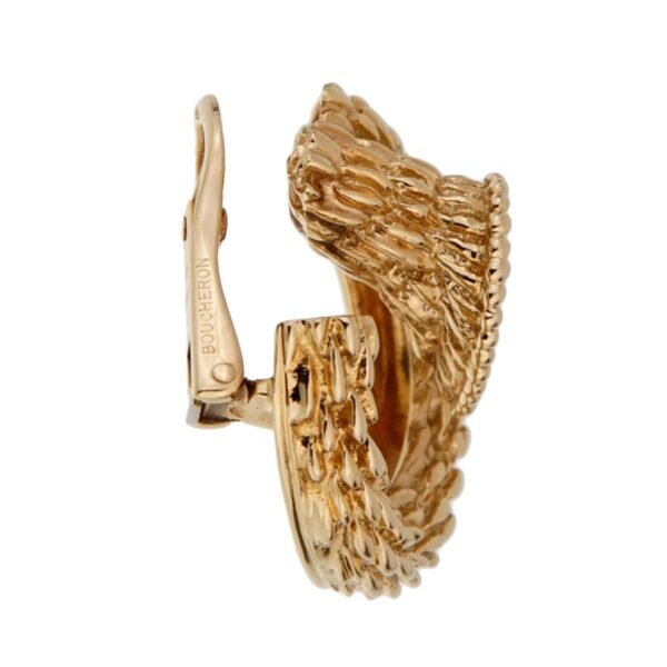 Boucheron Serpent Boheme Diamond Hoop Earrings - Image 3