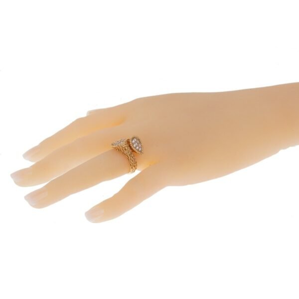 Boucheron Serpent Boheme Toi et Moi Diamond Gold Ring - Image 6