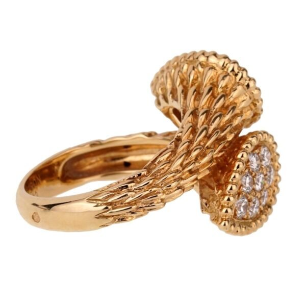 Boucheron Serpent Boheme Toi et Moi Diamond Gold Ring - Image 2