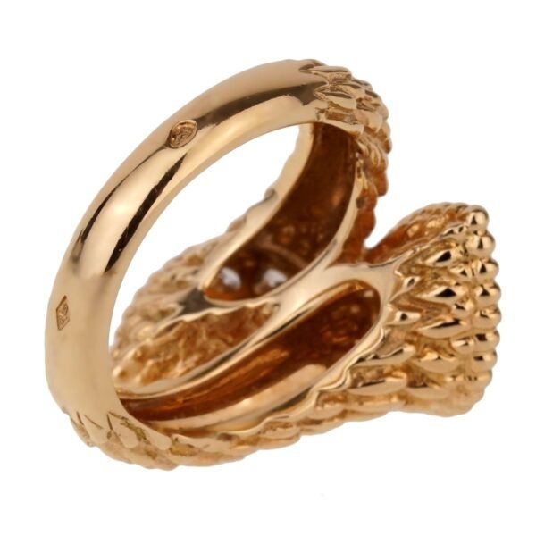 Boucheron Serpent Boheme Toi et Moi Diamond Gold Ring - Image 5