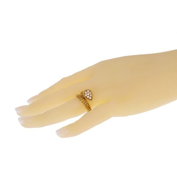 Boucheron Serpent Boheme Yellow Gold Diamond Ring - Image 4