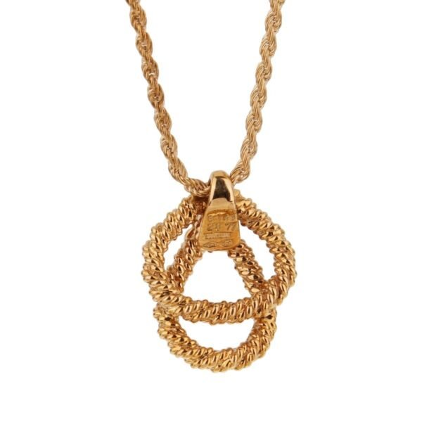 Boucheron Vintage Diamond Yellow Gold Necklace - Image 2