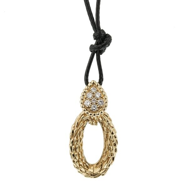 Boucheron Vintage Serpent Boheme Diamond Yellow Gold Necklace