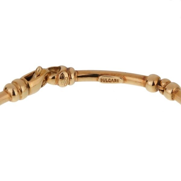 Bulgari Vintage Gold Tube Bracelet - Image 2