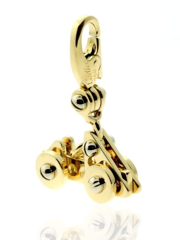 Buy Cartier Car Charm 18k White & Yellow Gold