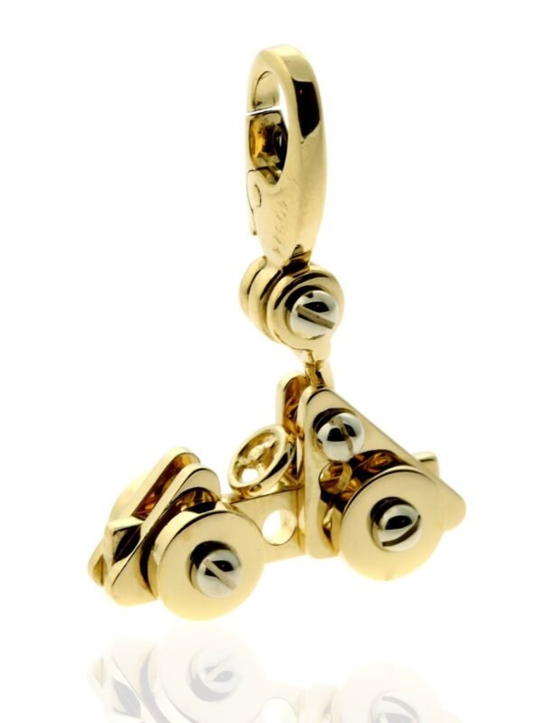 Buy Cartier Car Charm 18k White & Yellow Gold - Image 2